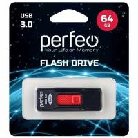 USB Флеш-накопитель USB накопитель Perfeo 3.0 64GB S05 Black