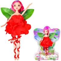 Кукла Фея Fower Fairy, с длинными розовыми волосами, 24 см