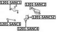 С-б.зад.цапфы зад.HYUNDAI ELANTRA HD 2006- ASVA 1201-SANC5Z