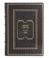 Книга "Князь Серебряный" Алексей Толстой в 1 томе в кожаном переплете / Подарочное издание ручной работы / Family-book