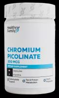 Контроль аппетита Healthy Family, Chromium Picolinate, 60 капсул, 60 порций