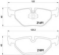 TEXTAR 2169103 Колодки тормозные