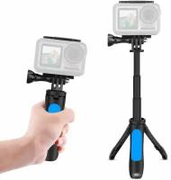 Ручка держатель / мини штатив и монопод 12-24см для экшн камер Gopro (MP-3 Mini Extension Pole Tripod)