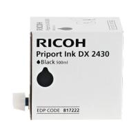 Чернила для дупликатора Ricoh 817222 (в упаковке 1шт) для дупликатора тип 2430 черные Ricoh Priport DX2330/2430 (1х500мл)