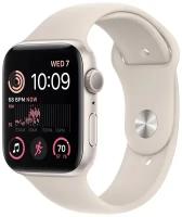 Умные часы Apple Watch SE (2022) 44mm Aluminum Case with Sport Band M/L (Цвет: Starlight)