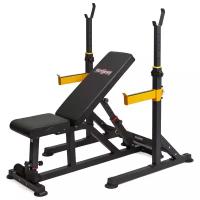 VictoryFit Силовая скамья и стойка для штанги VictoryFit VF-T25