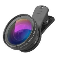 Комплект объективов Apexel 2-in-1 Wide 0.45 + Macro 12.5x для смартфонов