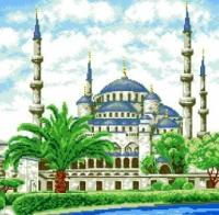 Алмазная мозаика Мечеть, картина стразами Алмазная живопись 47x46 см