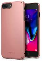 Чехол на Apple iPhone 7 Plus и 8 Plus, Ringke серия Slim, цвет розовое золото (Rose Gold)