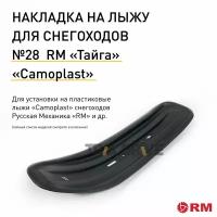 Накладки на лыжи №28 для снегоходов RM "Тайга" с пластиковыми лыжами Camoplast / Русская механика / TRIADRIVE