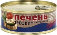 Печень трески по-мурмански Б&К Морепродукт, измельченная, ж/б №3, 240 г