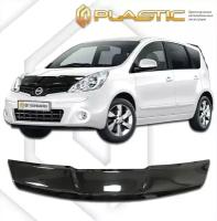 Дефлектор капота для Nissan Note 2010-2014 Classic черный