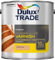 DULUX Diamond Glaze 90 лак паркетный водный глянцевый (5л) / DULUX Trade Diamond Glaze 90 лак для паркета водный глянцевый (5л)