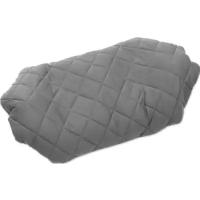 Подушка надувная KLYMIT Pillow Luxe Grey, серая (12LPGY01D)