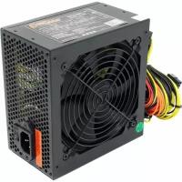 Блок питания 600W ExeGate 600NPXE(+PFC), ATX, PC, black, 12cm fan, 24p+(4+4)p,6/8p PCI-E,4SATA, 3IDE,FDD + кабель 220V в комплекте