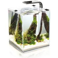 Аквариум AQUAEL SHRIMP SET SMART LED PLANT ll 30 набор без крышки черный 30л