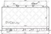 STELLOX 10-26614-SX_радиатор системы охлаждения\ Hyundai Accent III 1.4/1.6 05