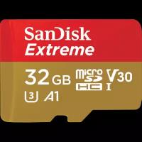 SanDisk Extreme MicroSD 32Gb 100mb/s for 4K+adapt