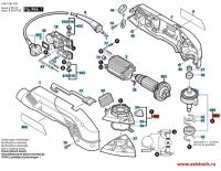 Запчасть для электроинструмента Bosch Патрон для GDA 280 E и PDA 240 E (2601098900, 2.601.098.900)