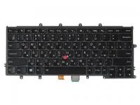 Клавиатура для ноутбука Lenovo Thinkpad X240, X240S, X240I, X250, X260, X270, A275, черная, с подсветкой, гор. Enter