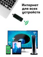 Модем 3G/4G Мегафон M150-4 USB +Router внешний черный