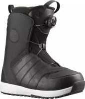 Ботинки для сноуборда детские SALOMON 2021-22 Launch Boa Jr Black/Black/Black (см:22,5)