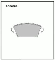 Колодки передние Allied Nippon ADB0802 Nissan: 41060-4U126 410604U127 1060-AV126безскрипуна Honda Accord Mk Vii (Cg