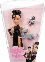 Кукла Bratz x Kylie Jenner - Night Fashion Doll - Collectible Doll with Evening Gown, Pet Dog, and Poster