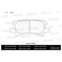 Колодки тормозные LEXUS RX300/RX330/RX350 0308/RX400H 0509 задние MILES E410223