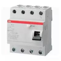 УЗО трехфазное ABB серии FH 204 (ABB FH 204 AC-63A/0,3 mA)