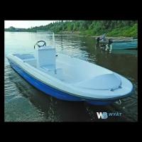 Лодка Wyatboat Пингвин с консолью (тримаран)