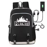 Рюкзак Fortnite с USB-портом для зарядки и разъемом для наушников