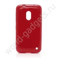 Пластиковый TPU для Nokia Lumia 620 (красный)