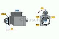 BOSCH 0986013240 Стартер 1 7kw 12.0v