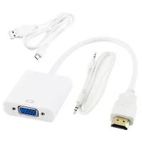 Конвертер из HDMI в VGA + Audio с внешним питанием