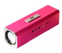 Мини колонка со встроенным mp3 плеером и радио Music Box-FM-13, цвет розовый