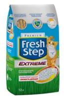 Наполнители Fresh Step Extreme / Наполнитель для кошачьего туалета Фреш Степ Впитывающий тройной контроль запаха