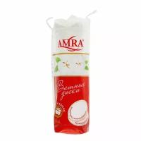 Ватные диски Amra косметические, 80 шт