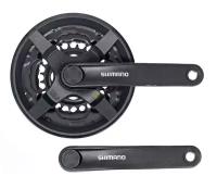 Система Shimano TY301 175мм 42/34/24 с защитой черная