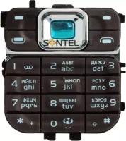 Клавиатура русская для Nokia 7360 коричневый