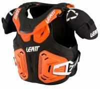 Защита панцирь+ шея подростковый Leatt Fusion Vest Junior 2.0, оранжевый 2018 (Размер: L/XL )
