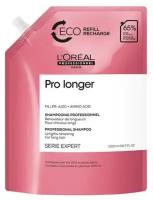 Шампунь L'Oreal Professionnel Expert Lipidium Serie Expert Pro Longer Shampoo для длинных волос с тонкими кончиками, 1500 мл ЭКО формат REFILL