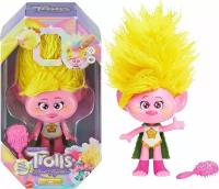 Интерактивная поющая кукла Вива Mattel Trolls 3 Band Together Rainbow HairTunes
