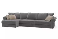Угловой диван-кровать SOLANA Флоренция, с универсальным углом 349х90х167 см, цвет серый