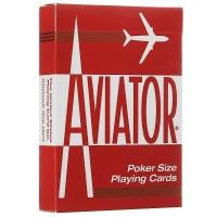 Игральные карты Aviator Стандартный индекс, красные