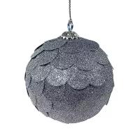 Украшение праздника Шар новогодний декоративный Paper ball, серебрянный / Enjoyme