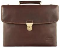 Мужской кожаный портфель Tony Perotti 333451/2 коричневый