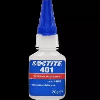 Клей цианоакрилатный Loctite 401, 20 г, 246482, Loctite