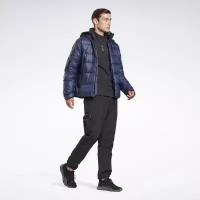 Пуховик REEBOK OW C DWN JKT FU1689 мужской, цвет синий, размер M