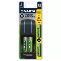 Зарядное устройство VARTA Pocket Charger+4хАА 2100mAч 57642101451